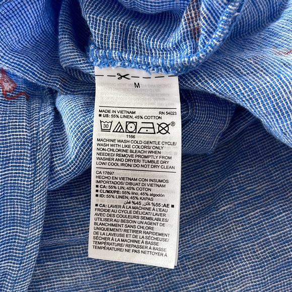 Old navy linen button up - Picture 5 of 5